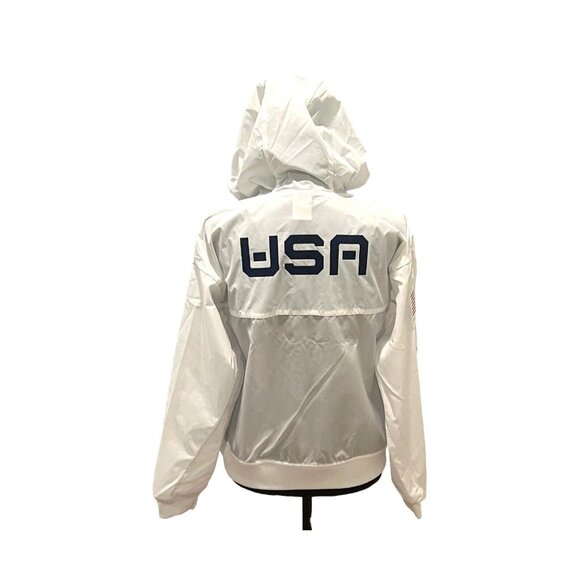 Nike USA Olympic Team Windrunner Training Jacket White Women's Size Small NWT - Picture 3 of 8